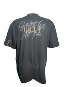 Camiseta Manga curta Gola ajustada Tamanho P ( t-shirt ) - GOAT 2024 CINZA ESCURO