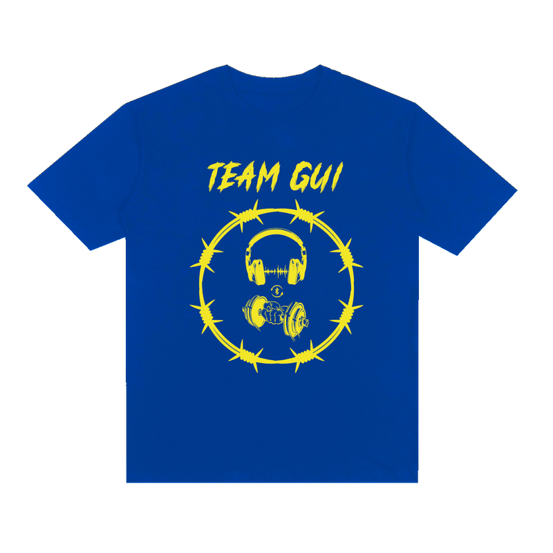 Camiseta Manga curta - TEAM GUI AZUL