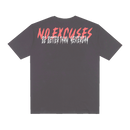 Camiseta Manga curta  (t-shirt) -  1%  CINZA ESCURO