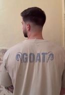 Camiseta Manga curta (t-shirt)- GOAT BEGE