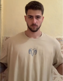 Camiseta Manga curta (t-shirt)- GOAT BEGE