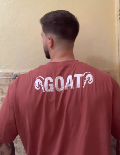 Camiseta Manga curta  (t-shirt) - GOAT COTA TERRACOTA