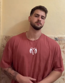 Camiseta Manga curta  (t-shirt) - GOAT COTA TERRACOTA