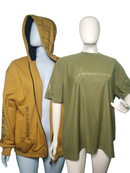 Kit Moletom Mostarda+ camiseta verde claro GOAT